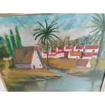Масло на платно Испания,двойна рамка - 3654 - КА42